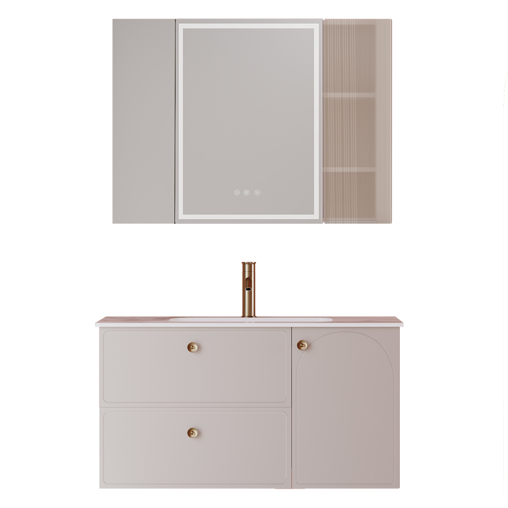 BC6301-100岩板款 生态实木浴室柜